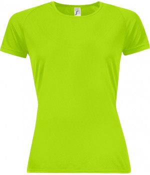 Футболка женская SPORTY WOMEN 140, зеленый неон