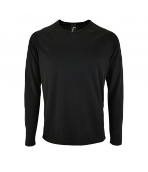 Футболка с длинным рукавом SPORTY LSL MEN, черная