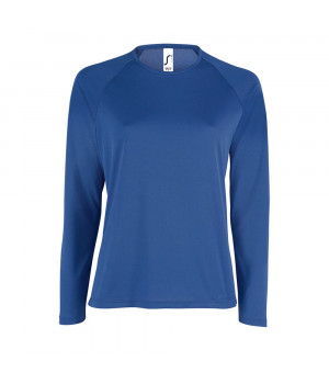 Футболка с длинным рукавом SPORTY LSL WOMEN, ярко-синяя