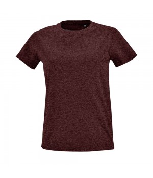 Фуболка женская IMPERIAL FIT WOMEN, бордовый меланж