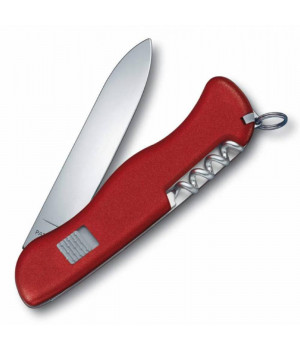 Солдатский нож с фиксатором лезвия Alpineer, красный