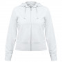 Толстовка женская Hooded Full Zip белая