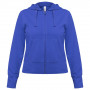 Толстовка женская Hooded Full Zip ярко-синяя
