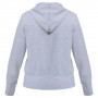 Толстовка женская Hooded Full Zip серый меланж