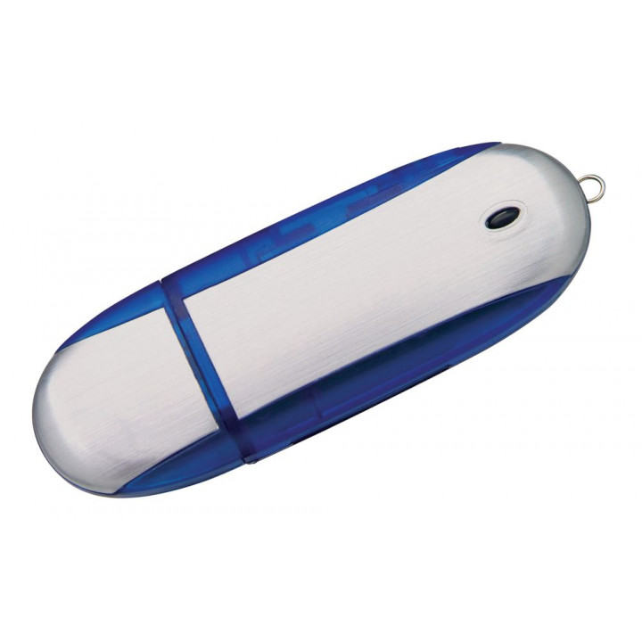 Флешка Ergonomic, синяя, 8 Гб